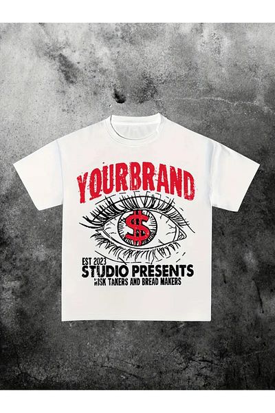 Bengi Clothing Premium Oversize Cut Short Sleeve Printed T-Shirt