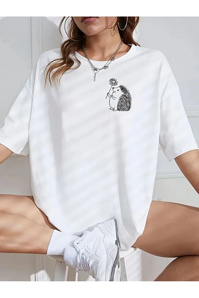 sole stories Premium Oversize Cut Short Sleeve Printed T-Shirt