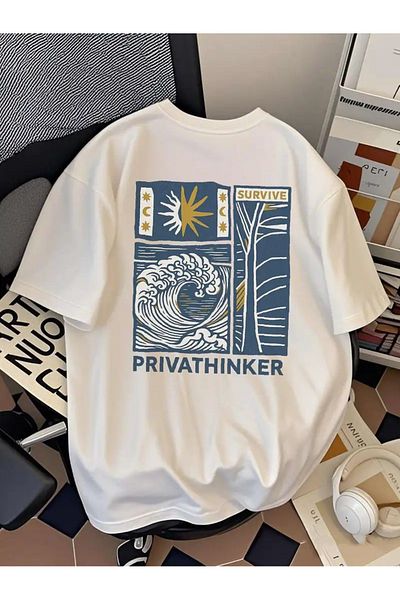 Bengi Clothing Premium Oversize Cut Short Sleeve Printed T-Shirt