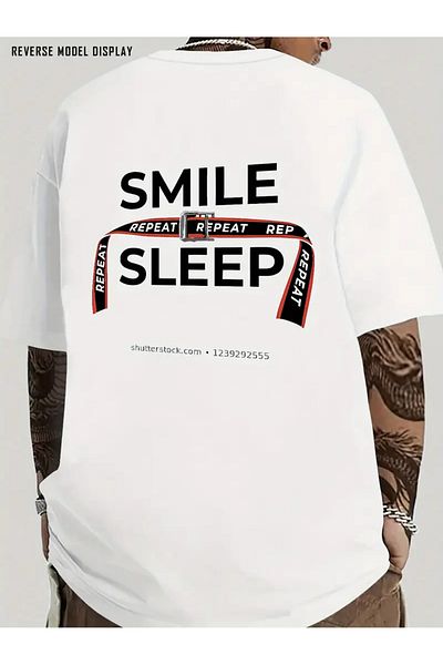 Bengi Clothing Premium Oversize Cut Short Sleeve Printed T-Shirt