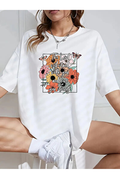 Jose Clothing تي شيرت مطبوع بأكمام قصيرة ومقاس كبير ممتاز