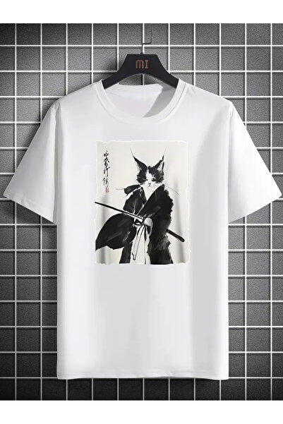 Jose Clothing تي شيرت مطبوع بأكمام قصيرة ومقاس كبير ممتاز