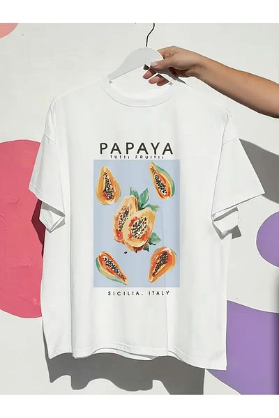 sole stories Premium Oversize Cut Short Sleeve Printed T-Shirt
