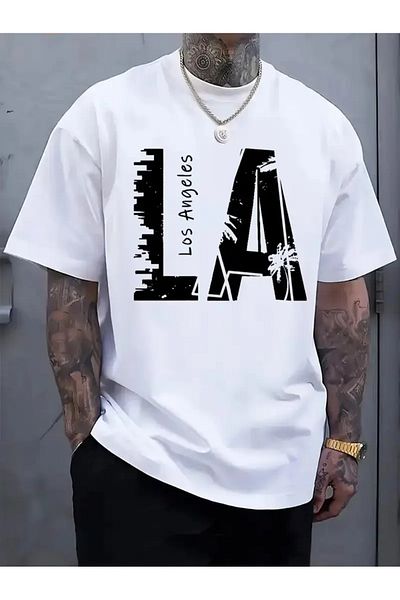 Bengi Clothing Premium Oversize Cut Short Sleeve Printed T-Shirt