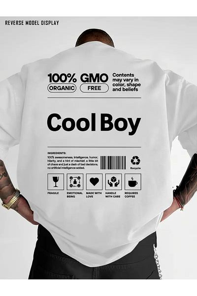 sole stories Premium Oversize Cut Short Sleeve Printed T-Shirt