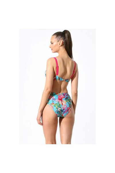 Piera Swimsuit panties DS573 green printed-000M