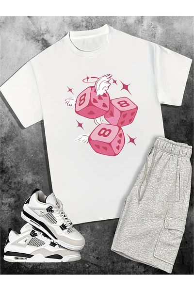 Bengi Clothing Premium Oversize Cut Short Sleeve Printed T-Shirt