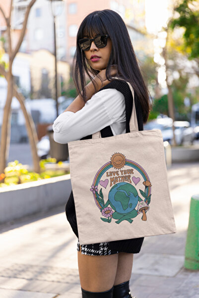 Cuyka Love Mother Printed Cloth Bag