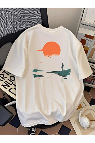 Jose Clothing تي شيرت مطبوع بأكمام قصيرة ومقاس كبير ممتاز