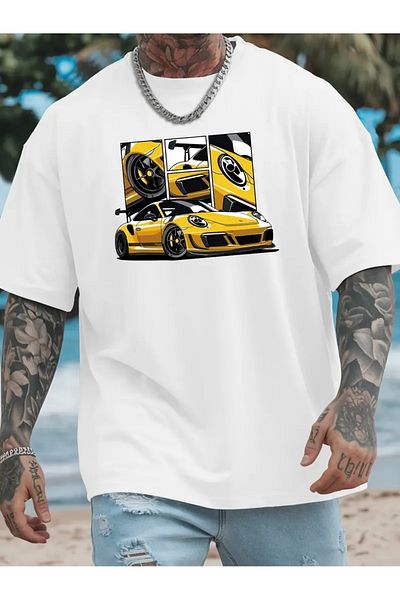 sole stories Premium Oversize Cut Short Sleeve Printed T-Shirt