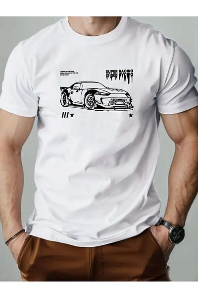 Bengi Clothing Premium Oversize Cut Short Sleeve Printed T-Shirt