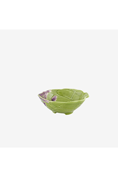Bordallo Pinheiro Artichoke Green Ceramic Serving Bowl 14.5 cm