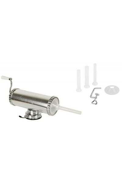 OEM Mașină manuală de umplut cârnați, capacitate 1,5 kg + set de 3 cuțite