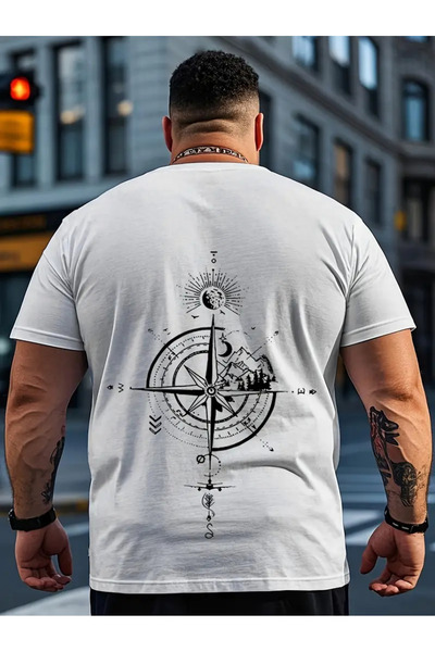 Aether Premium Oversize Cut Short Sleeve Printed T-Shirt