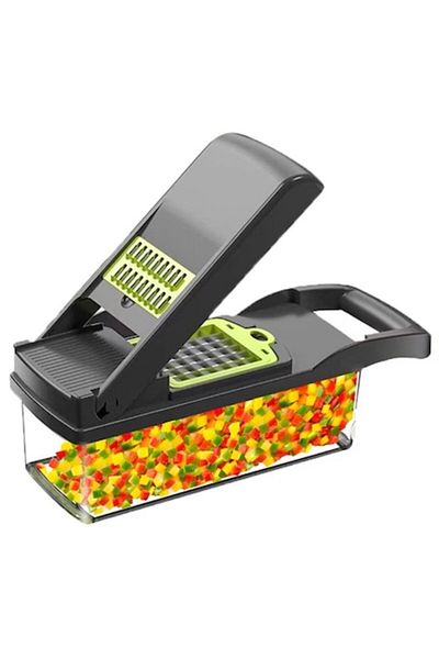 OEM Tocător și feliator de legume multifuncțional, verde
