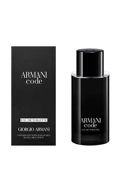 Giorgio Armani Code Refillable Perfume For Men EDT 75 ml