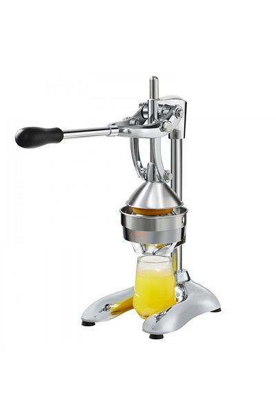 EMATTERIO Cast Iron and Stainless Steel Citrus Juicer, Professional Model, Easy to Clean, Size X