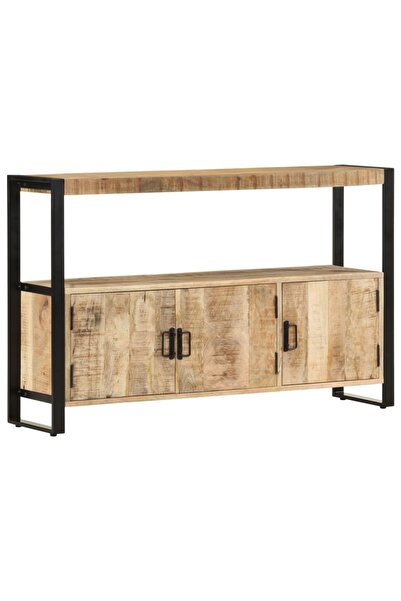 vidaxl Dulap lateral, 120 x 30 x 75 cm, lemn masiv de mango