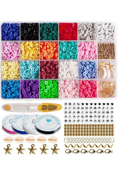 COOYA DIY Bohemian Bracelet Necklace Set,Delicate and lovely, educational toys for gifts，for kids