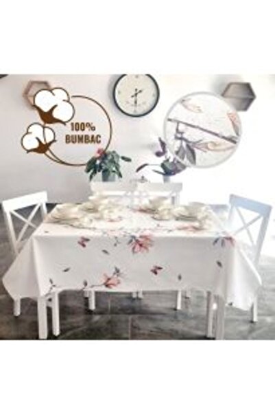 Ralex Anti-Stain Tablecloth 100% Cotton 160 x 240 cm, Yellow Gradient