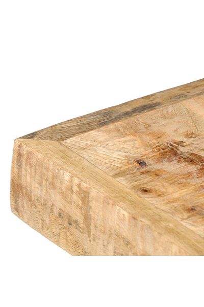 vidaxl طاولة طعام 180x90x76 سم من خشب المانجو الخام الصلب