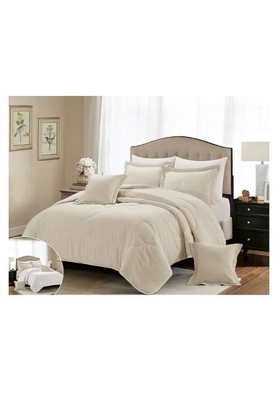 smart home 100% microfiber double bed sheet, comfortable filling bed sheet set, 8-piece set, 250x230cm