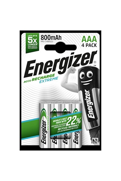 Energizer Baterii reîncărcabile Extreme AAA 800mAh, 4 buc.