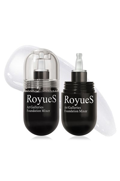Royues مصحح لون الأساس، كريم أساس سائل مرطب بتغطية كاملة سحرية، 20 مل