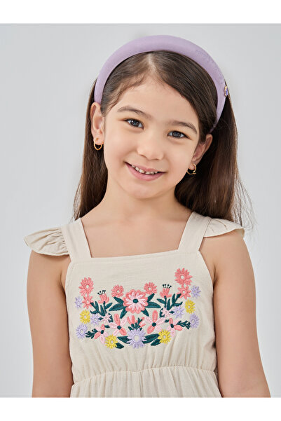 Styli Floral Embroidery Ruffle Hem Wide Leg Jumpsuit