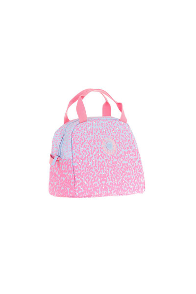 KAUKKO Pink Dot Printed Lunch Box for Girls (Thermal Insulated) (K9078)