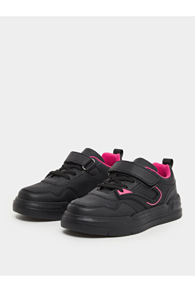 Styli Panelled Sneakers with Hook and Loop Closure