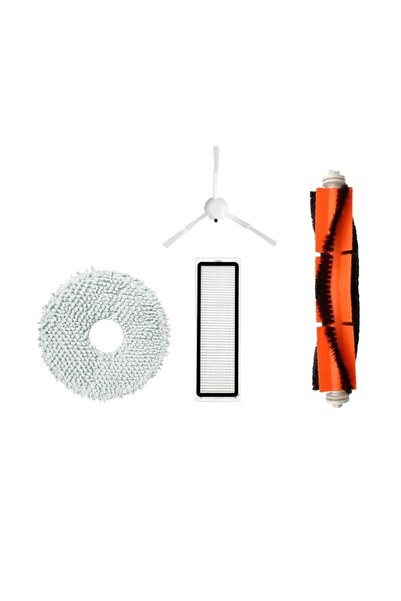 Robotcum Set de mopuri cu filtru Hepa compatibil cu perie de schimb pentru Xiaomi S10+ (nu S10T) -4 bucăți