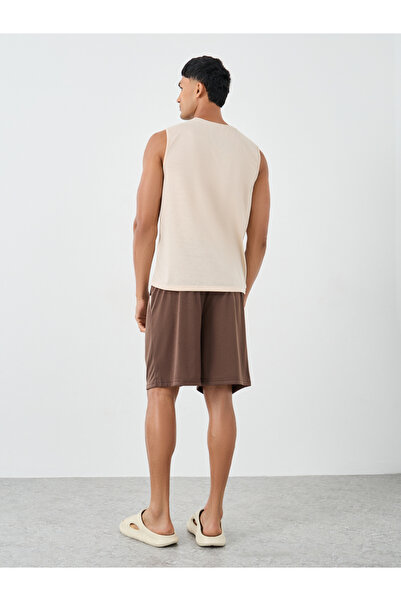 Styli Minimal Print Tank Top and Shorts Set