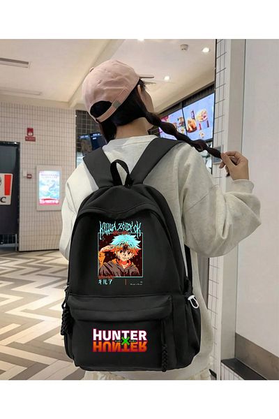 Toum Anime Hunter X Hunter Printed Unisex School Backpack