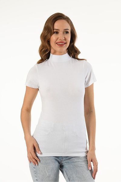 Mfö Life İç Giyim Lycra Fisherman Collar Short Sleeves