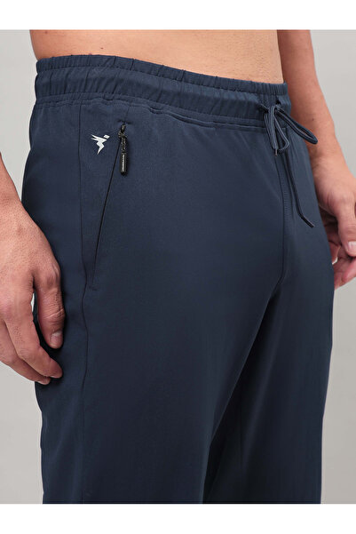 Technosport By Styli Solid 4-Way Stretch Track Pants