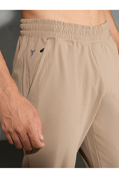 Technosport By Styli Solid 4-Way Stretch Track Pants