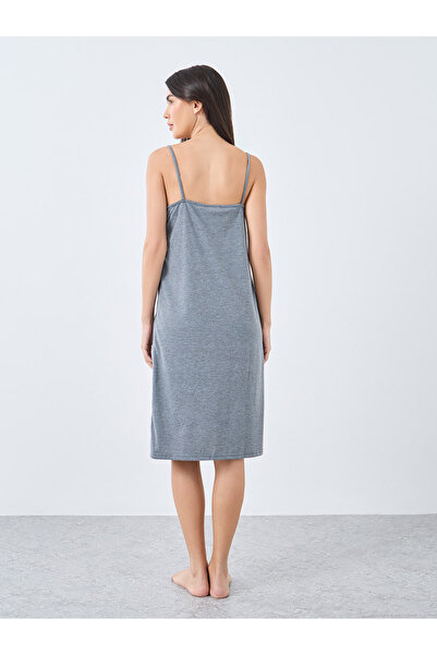 Styli Lace Yoke Slip Dress