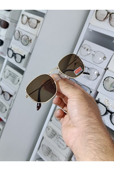 Ayel aksesuar Pentagon Sunglasses Gold Frame