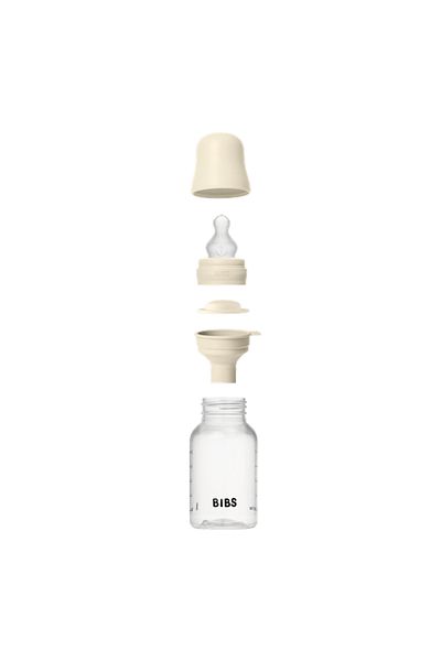 Bibs - Set complet de biberoane anticolici PP fără BPA, 150 ml, silicon, fildeș