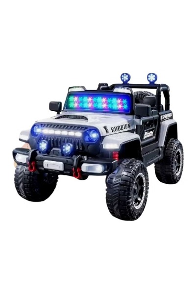 rexa سيارة جيب كهربائية للأطفال من PowerRider™ - مركبة مزودة بمصابيح USB وAUX...