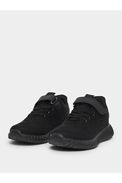 Styli Textured Sneakers with Hook and Loop Closure