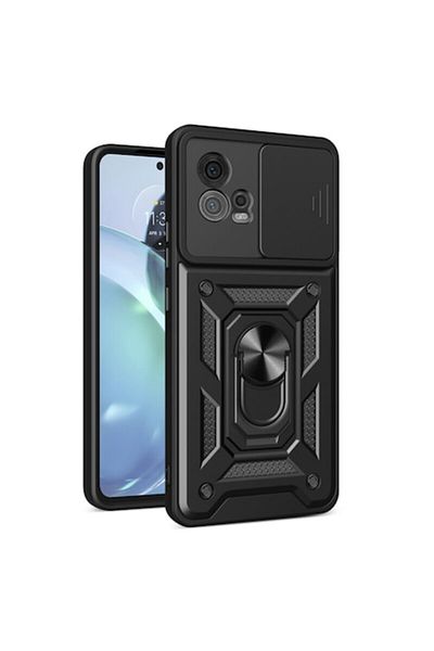 Dali Protective Case Compatible with Motorola Moto G72, CamShield, Magnetic Ring, Camera Protection, Rein