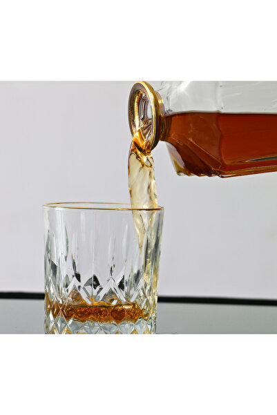 EVCO Luna Real Gilded 7 Piece Special Boxed Water Soft Drink Whiskey Set