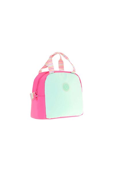 KAUKKO Cutie de prânz în două culori roz turcoaz specială pentru fete (izolată termic) (K9065)