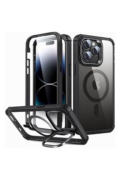 Dali 360 Protective Case Compatible with Apple iPhone 14 Pro Max, Full Body, Shock Armor Kickstand, HaloL