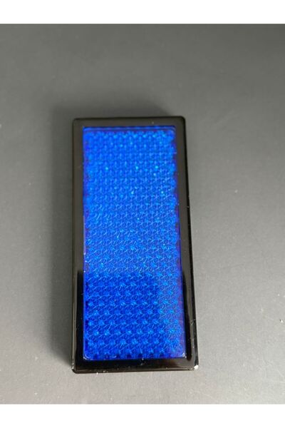 OTO SÜSLEN İSTANBUL Kedi Gözü Reflektör Mavi Yapışkanlı 12.5x6 cm