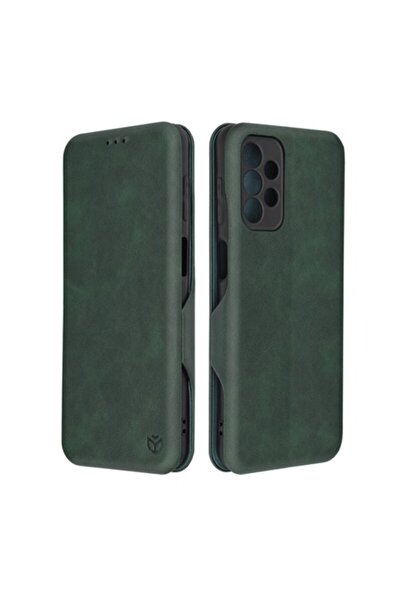 Dali Husă de protecție compatibilă cu Samsung Galaxy A23 4G/5G, Safe Wallet Plus, piele, verde