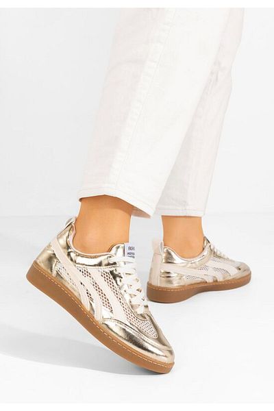 B T Shoes Sneakers dama Leonarda aurii