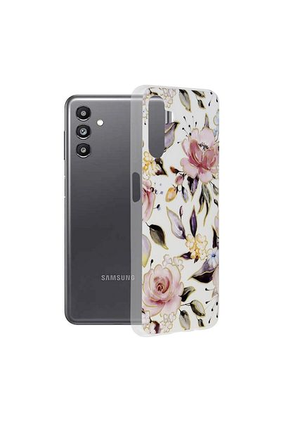 Dali Protective Case Compatible with Samsung Galaxy A13 5G/A04s, Marble Series, TPU, Chloe White, Multico